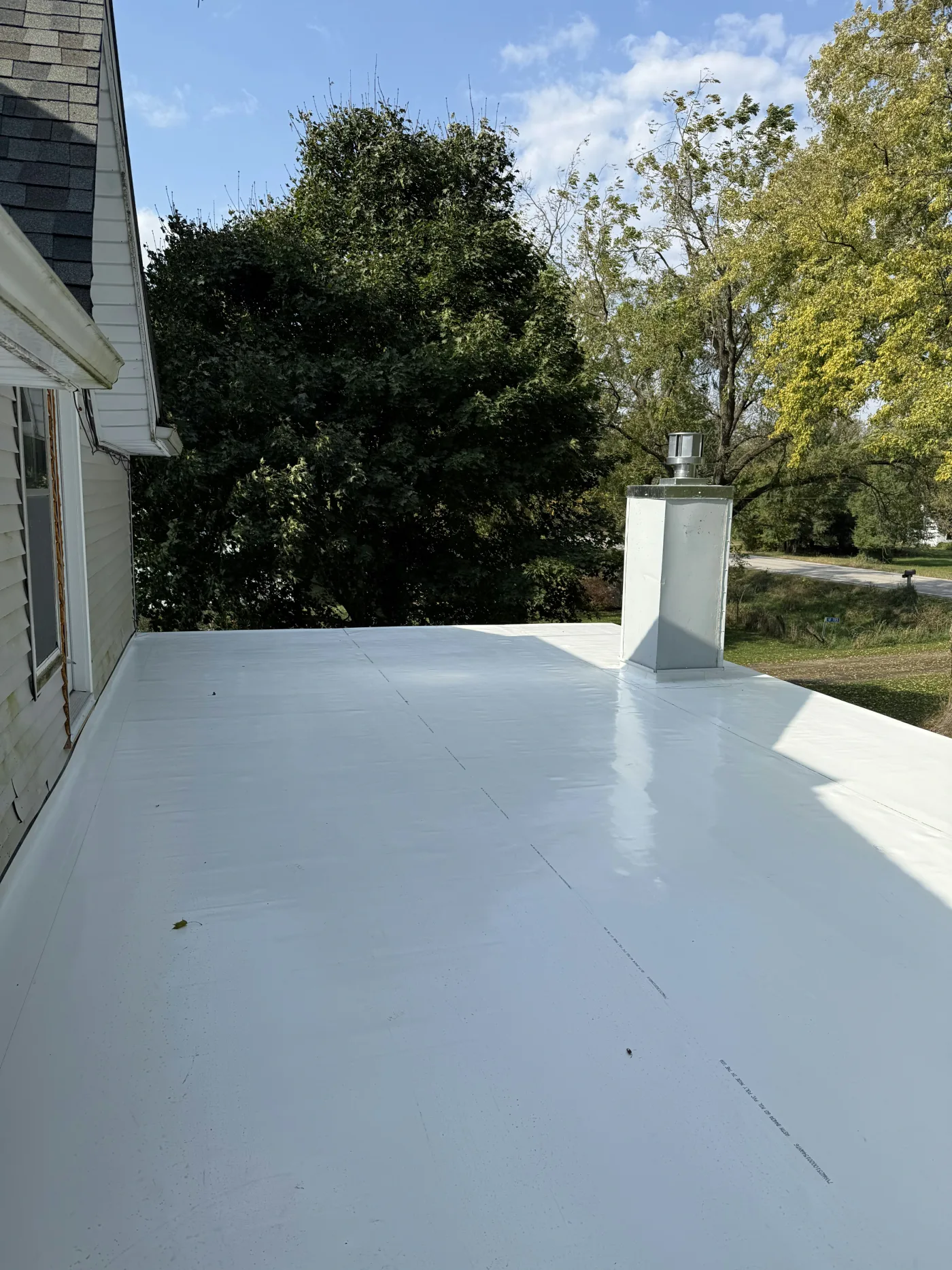 PVC membrane project in North Iowa