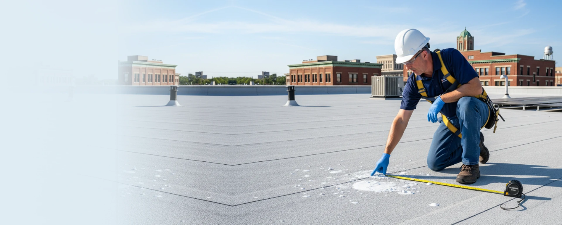 Hail damage roof repair inspection in Mason City Iowa